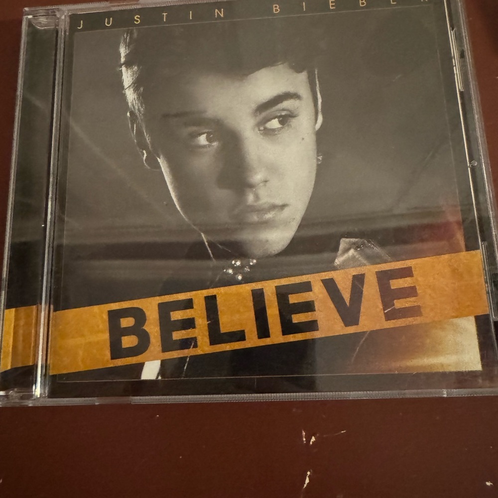 Justin Bieber Believe CD - Black and Gold